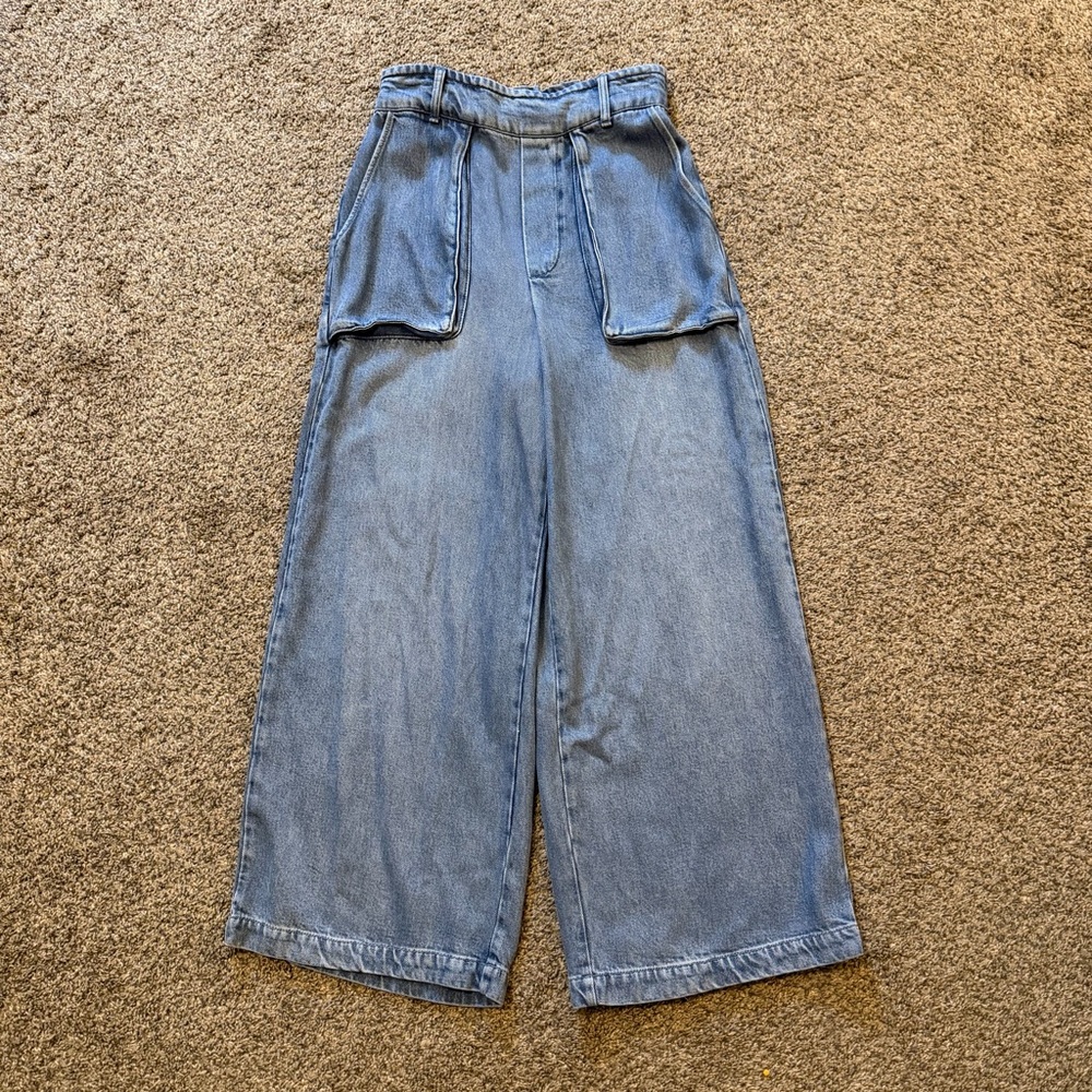 YFB Young Fabulous & Broke "Sadie" wide-leg denim jeans